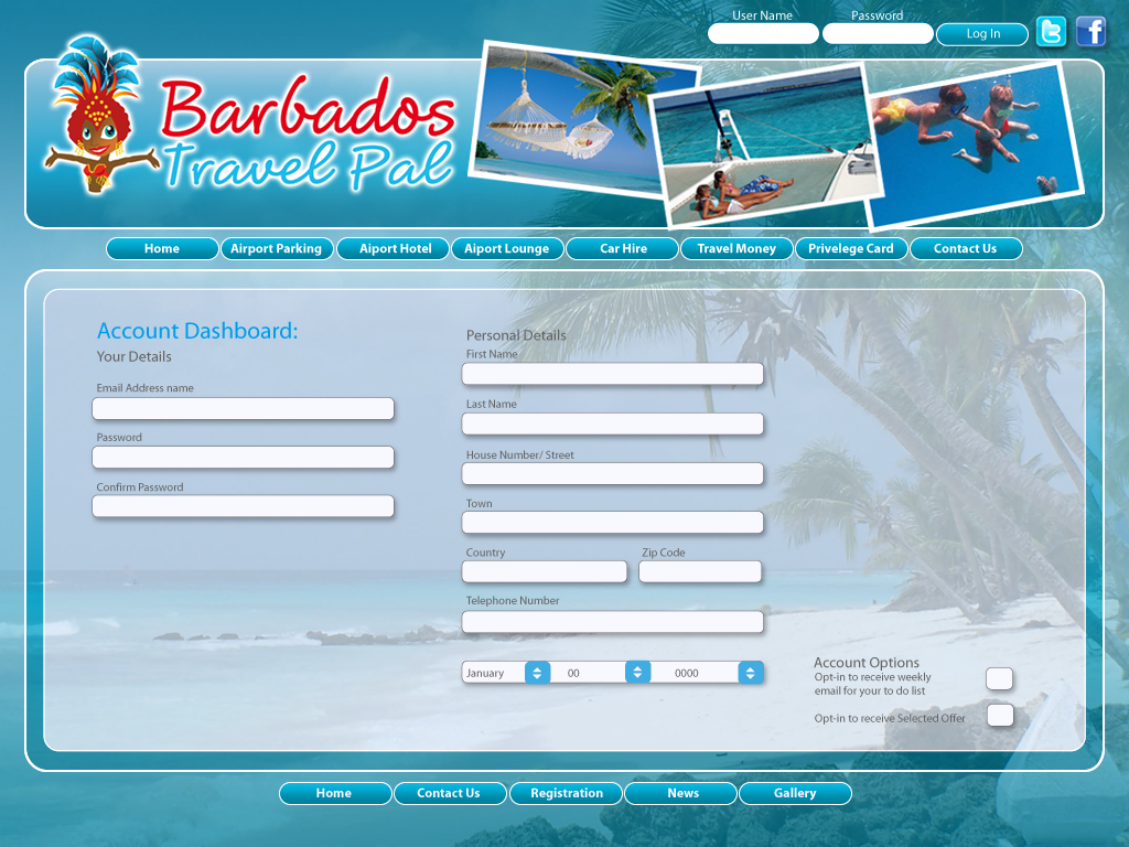 Diseño Web por ganz abecia para Barbados Holiday Lettings | Diseño #105486