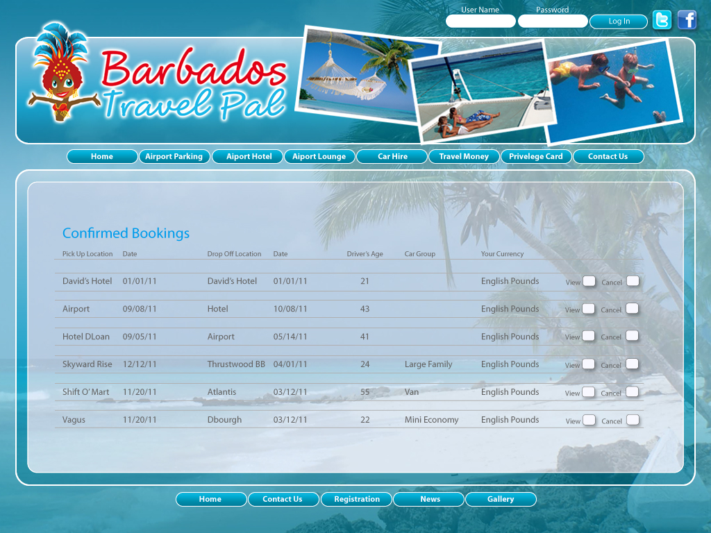 Diseño Web por ganz abecia para Barbados Holiday Lettings | Diseño #105774