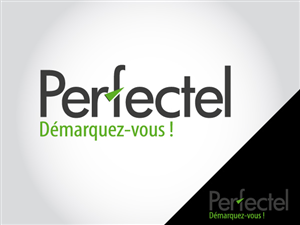 Perfectel and under it the slogan Démarquez-vous !  | Logo Design by webart