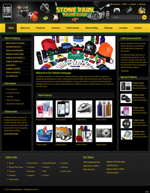 Web Design by pb for gStickStore.com | Design: #926811