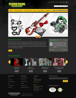 Web Design by pb for gStickStore.com | Design: #929094