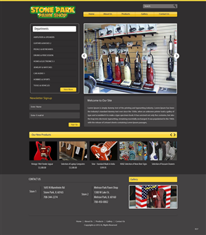 Web Design by pb for gStickStore.com | Design: #929097