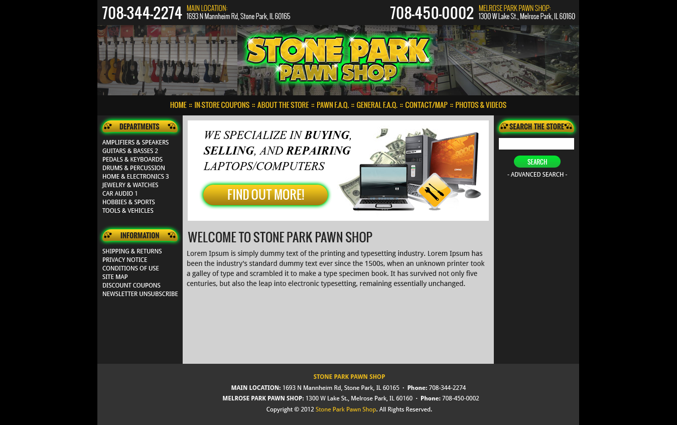 Web Design by gfxanomics for gStickStore.com | Design: #929674