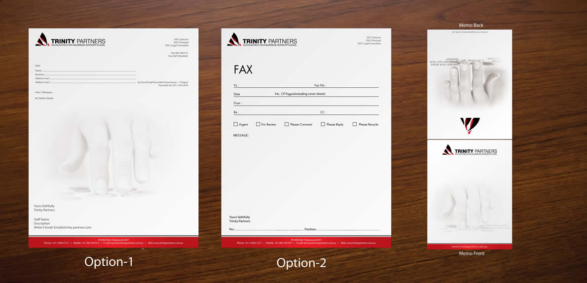 Stationery Design by Sbss for Trinity Partners Lawyers | Design #924733