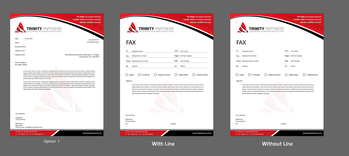 Schreibwaren-Design von Sbss für Trinity Partners Lawyers | Design #950192