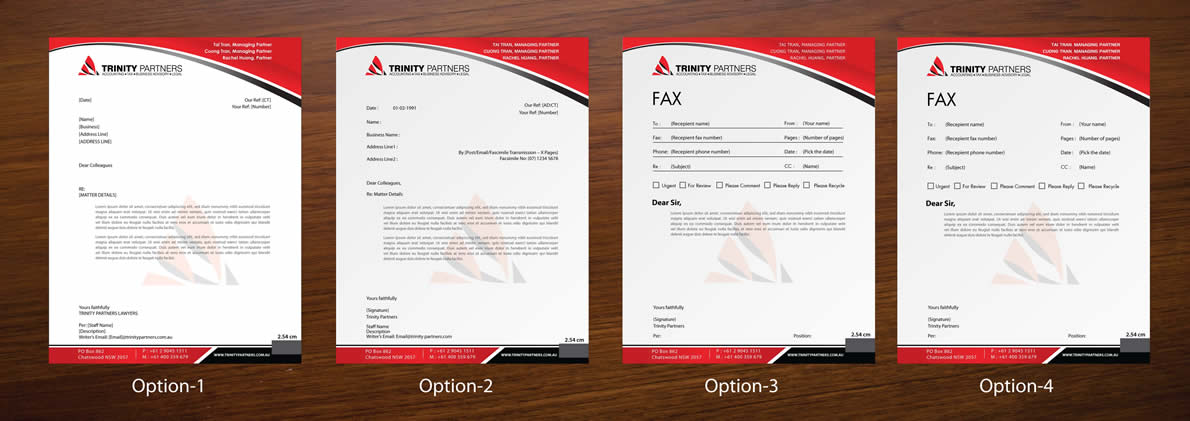 Stationery Design by Sbss for Trinity Partners Lawyers | Design #984140