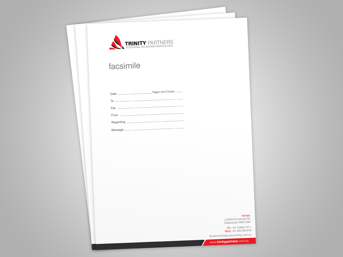 Stationery Design by Viktorijan for Trinity Partners Lawyers | Design #929356