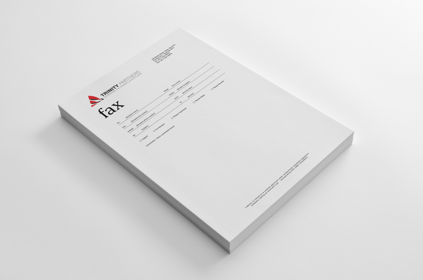 Stationery Design by HYPdesign for Trinity Partners Lawyers | Design #927831