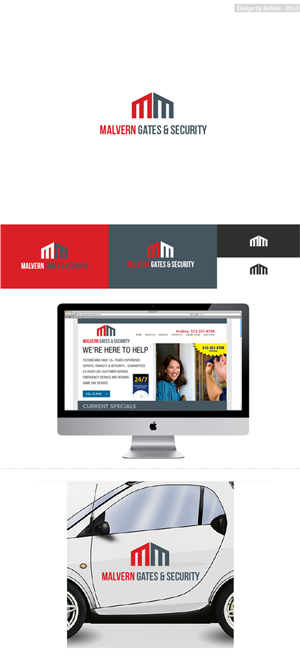 Malvern Gates  | Logo Design by Anhlee