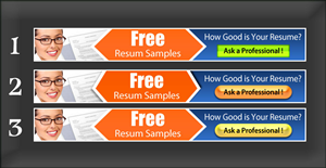 Banner Ad for Resume Services Website | Banner-Design von MeMe Botrous