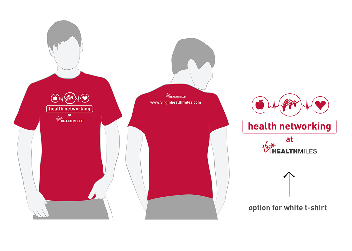 T-shirt Design by Lawrence Conde for Virgin HealthMiles | Design #1043194