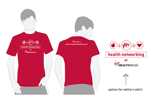 T-shirt Design by Lawrence Conde for Virgin HealthMiles | Design: #1043194