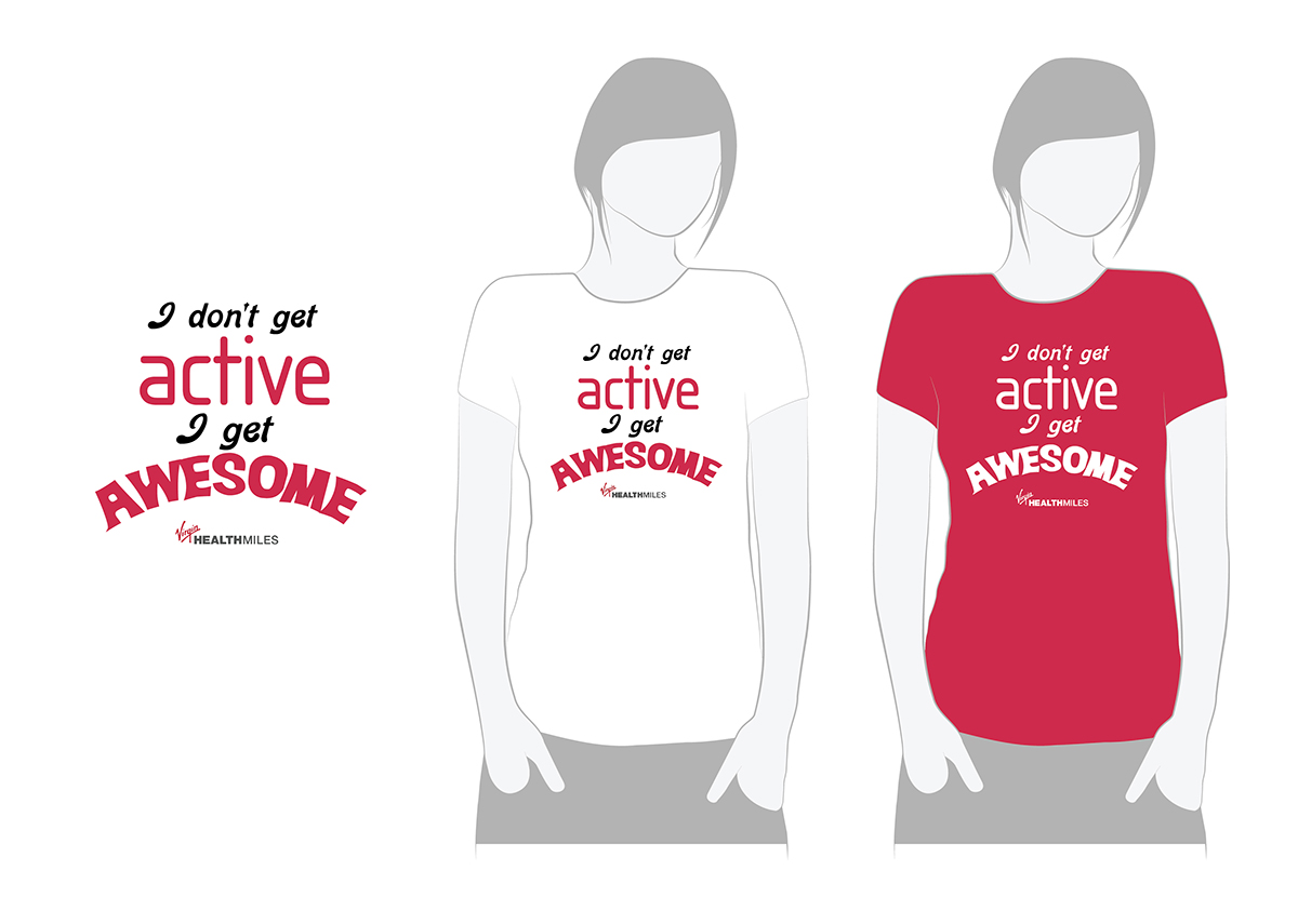 Design de T-shirt par Lawrence Conde pour Virgin HealthMiles | Design #1071511