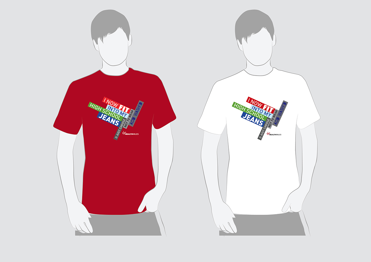 T-Shirt-Design von Lawrence Conde für Virgin HealthMiles | Design #1082596