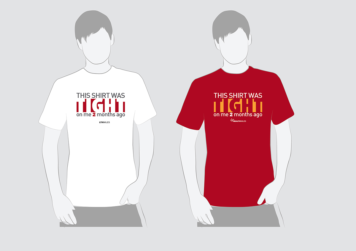 T-shirt Design by Lawrence Conde for Virgin HealthMiles | Design #1082647