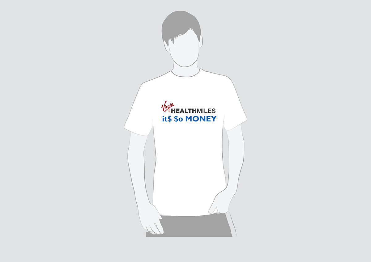 Design de T-shirt par Lawrence Conde pour Virgin HealthMiles | Design #1082663