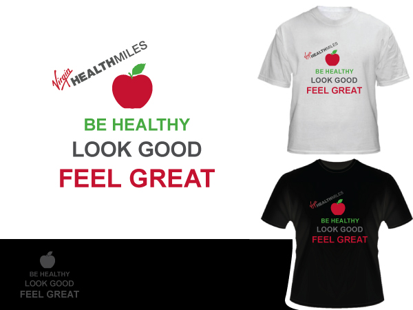 Diseño de Camiseta por Madhu Bhadra para Virgin HealthMiles | Diseño #1047219