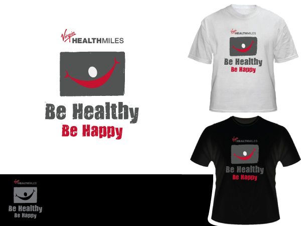 T-shirt Design by Madhu Bhadra for Virgin HealthMiles | Design #1047226