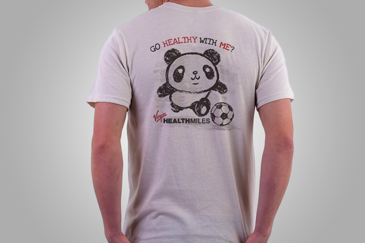 T-shirt Design by Nebojsa Aleksic for Virgin HealthMiles | Design #1022466