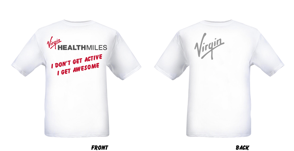 Design de T-shirt par Kreative Ideaz pour Virgin HealthMiles | Design #1073825