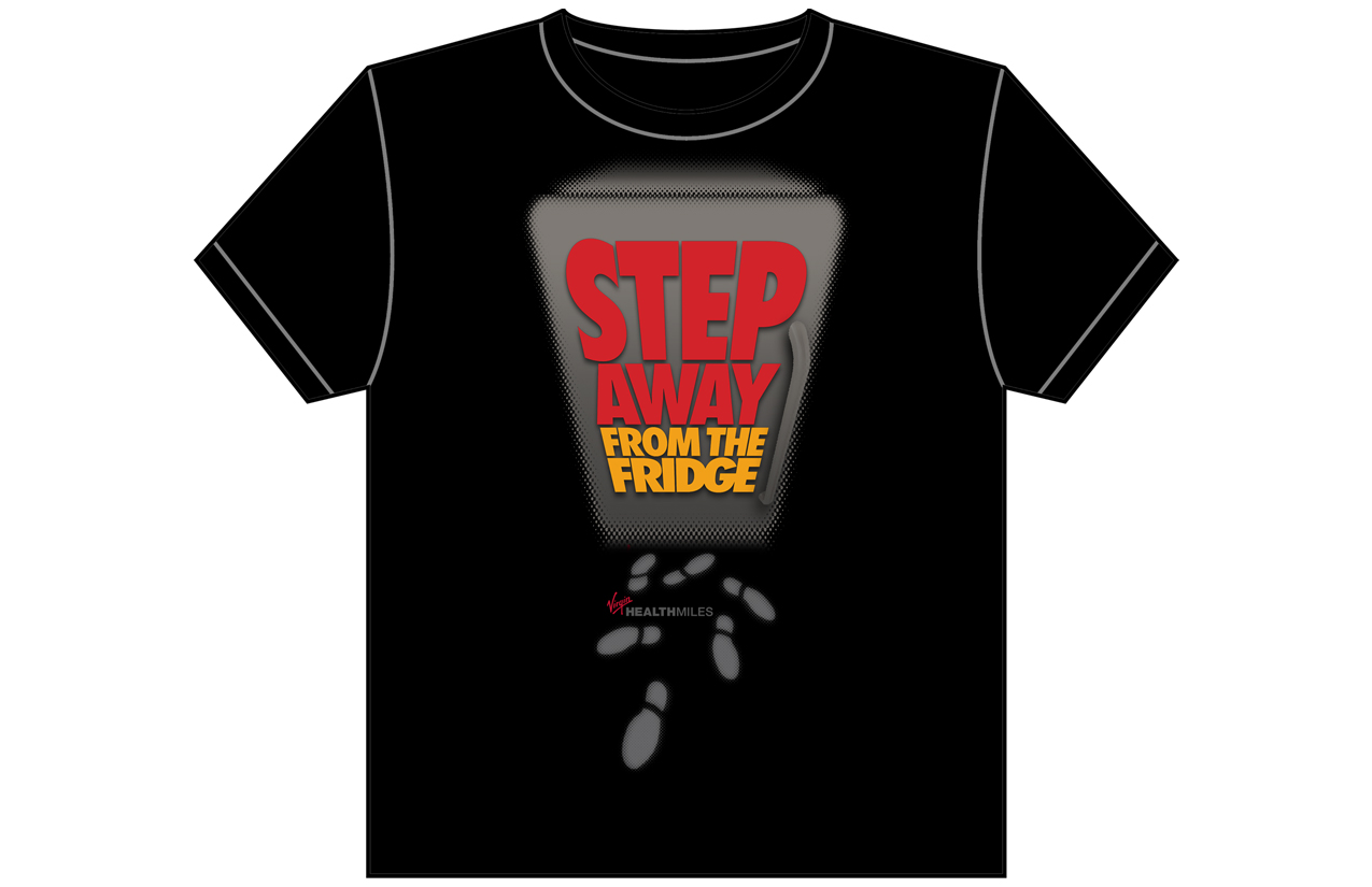 T-shirt Design by Peter Nam for Virgin HealthMiles | Design #1078456