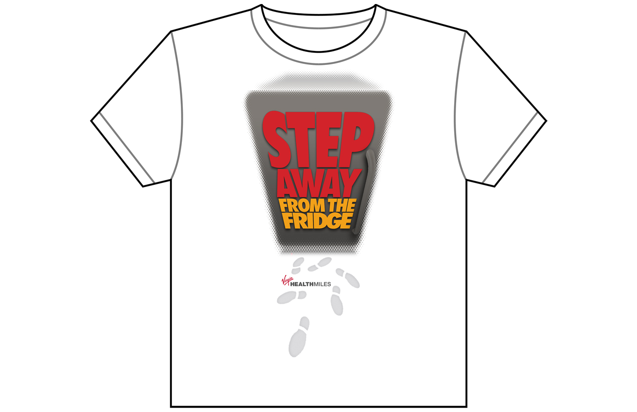 T-shirt Design by Peter Nam for Virgin HealthMiles | Design #1078461