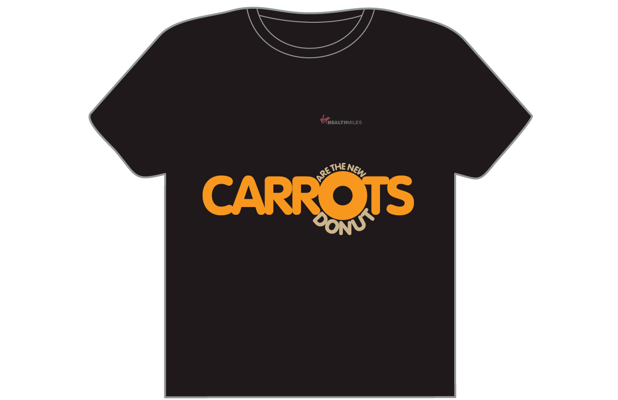 T-shirt Design by Peter Nam for Virgin HealthMiles | Design #1078484