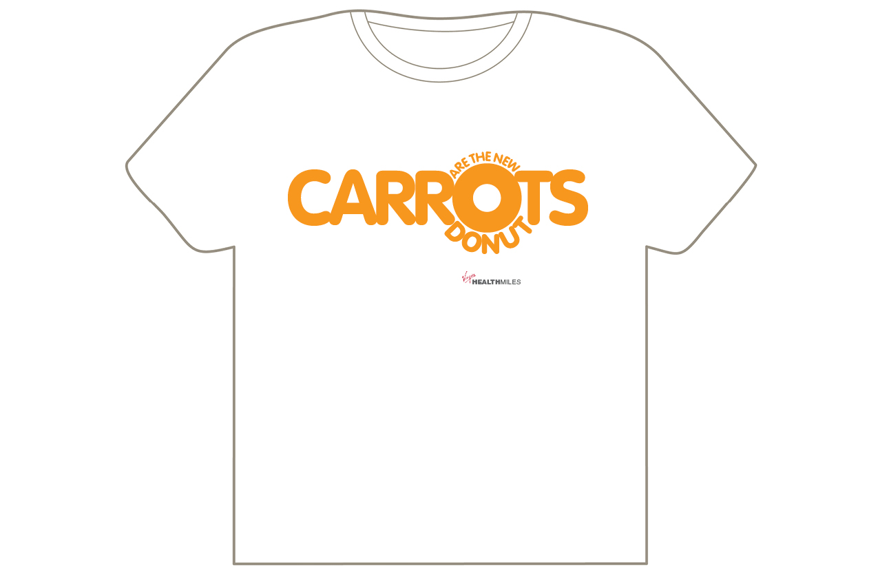 T-shirt Design by Peter Nam for Virgin HealthMiles | Design #1078485