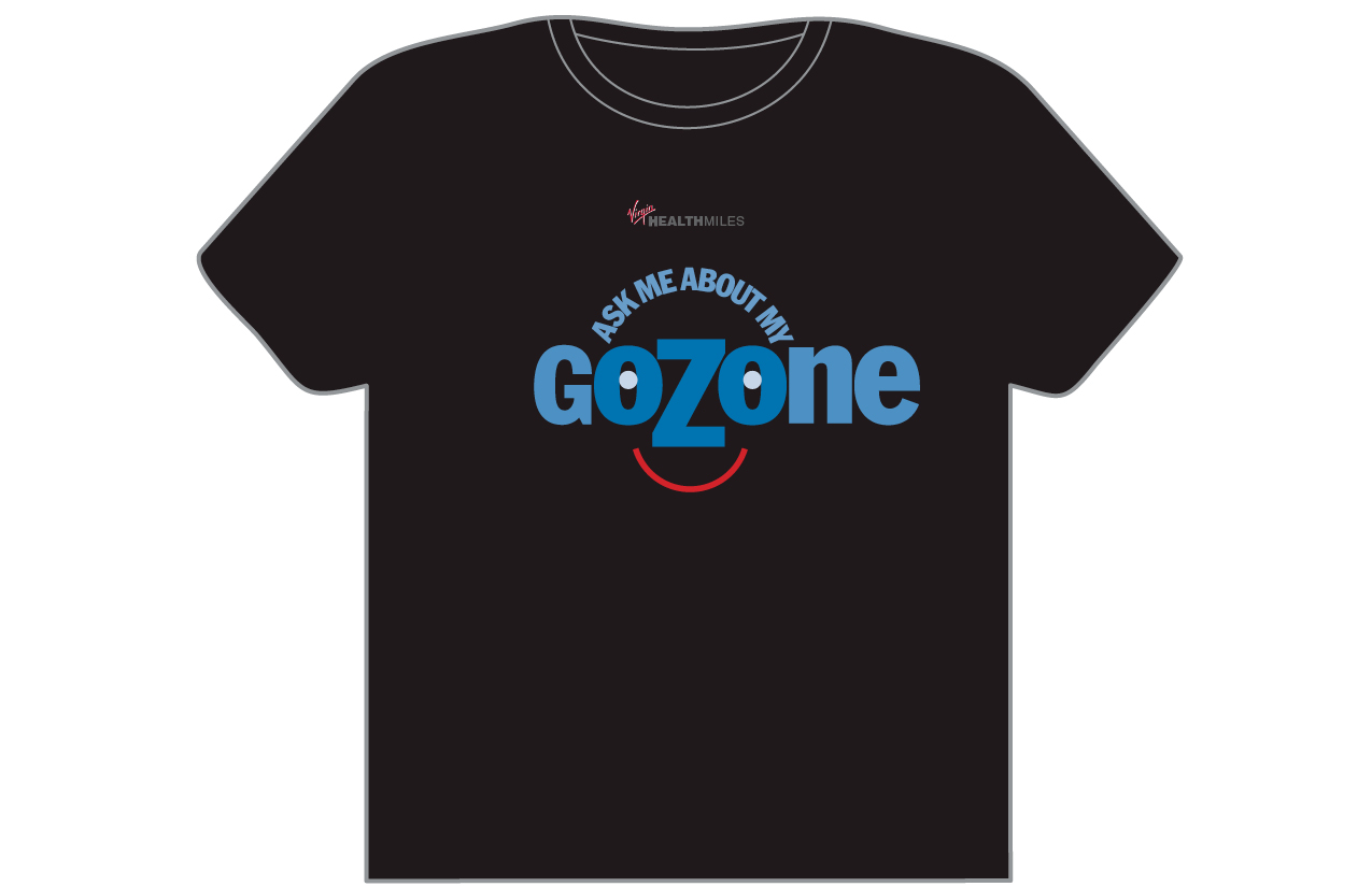 T-shirt Design by Peter Nam for Virgin HealthMiles | Design #1078581