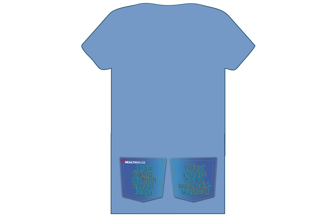 T-Shirt-Design von Peter Nam für Virgin HealthMiles | Design #1080605