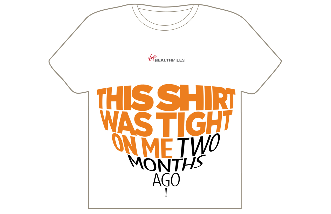 T-Shirt-Design von Peter Nam für Virgin HealthMiles | Design #1081259