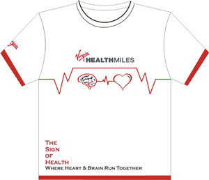 Diseño de Camiseta por Websol para Virgin HealthMiles | Diseño: #1059402