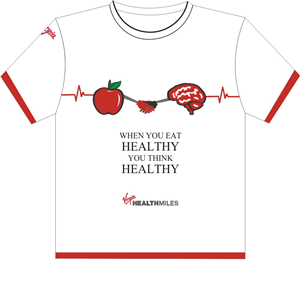 Diseño de Camiseta por Websol para Virgin HealthMiles | Diseño: #1059411