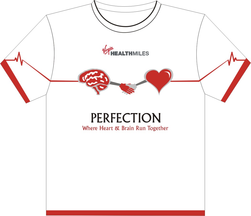 T-shirt Design by Websol for Virgin HealthMiles | Design #1059413