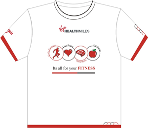 Diseño de Camiseta por Websol para Virgin HealthMiles | Diseño: #1059422