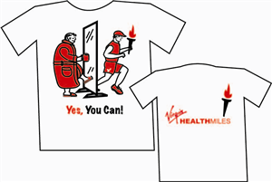 Diseño de Camiseta por purplecrayon para Virgin HealthMiles | Diseño: #1053870