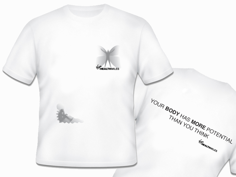 T-Shirt-Design von Xandra für Virgin HealthMiles | Design #1047603
