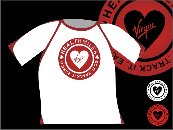 Design de T-shirt par rastf2day pour Virgin HealthMiles | Design #1067208