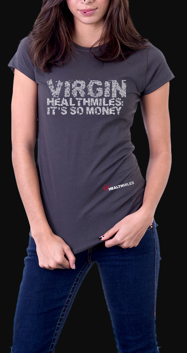T-shirt Design by creativoangle for Virgin HealthMiles | Design #1073196