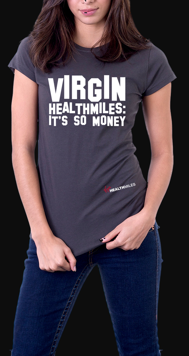 Design de T-shirt par creativoangle pour Virgin HealthMiles | Design #1073202