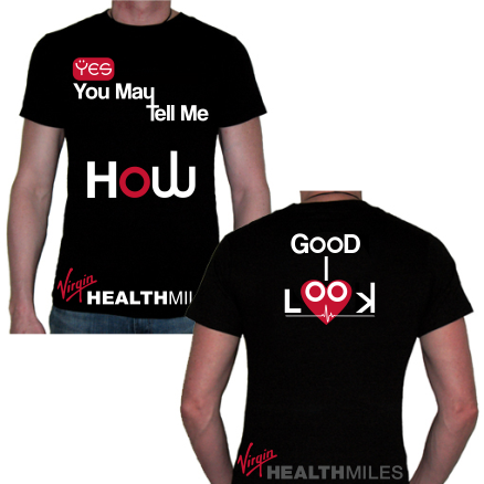 Design de T-shirt par Olisoft pour Virgin HealthMiles | Design #1078559