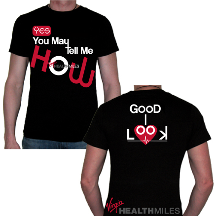 T-shirt Design by Olisoft for Virgin HealthMiles | Design #1078560
