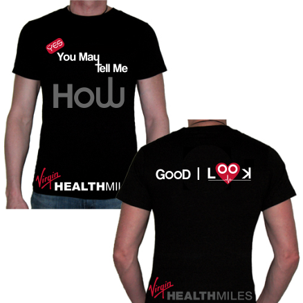 T-shirt Design by Olisoft for Virgin HealthMiles | Design #1078561