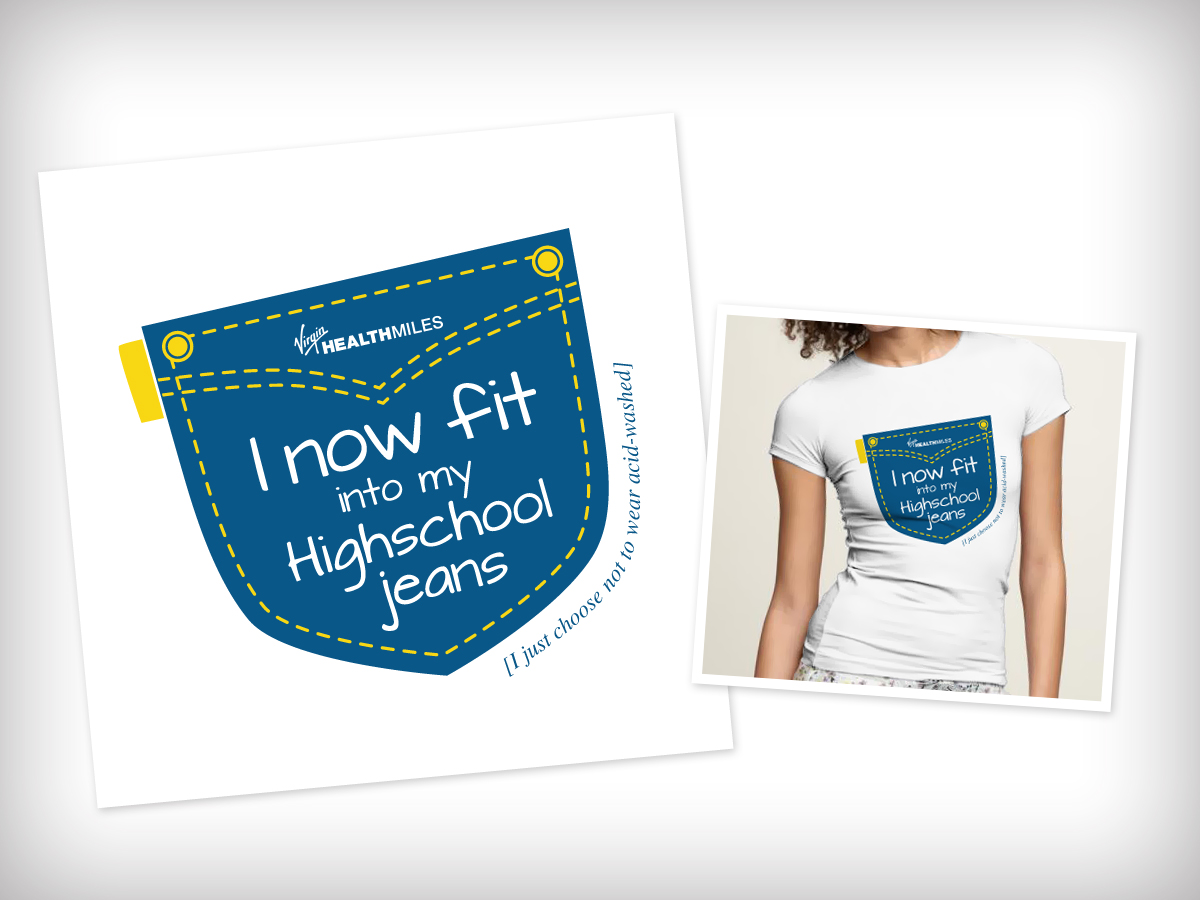 Design de T-shirt par ABGraphicDesign pour Virgin HealthMiles | Design #1078384
