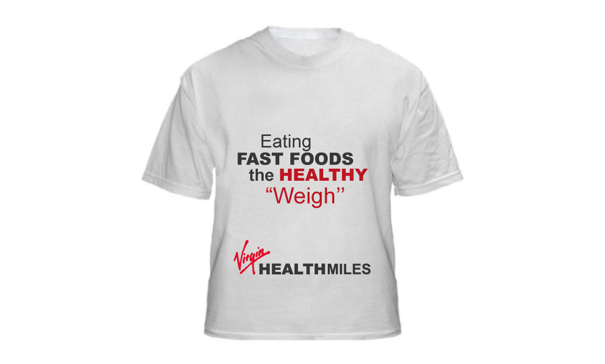 Design de T-shirt par Dots & Coms pour Virgin HealthMiles | Design #1052502