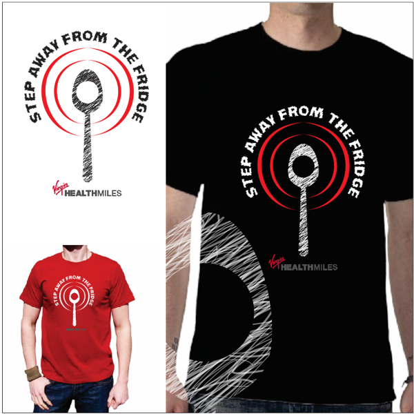 T-shirt Design by Bibi for Virgin HealthMiles | Design #1076088