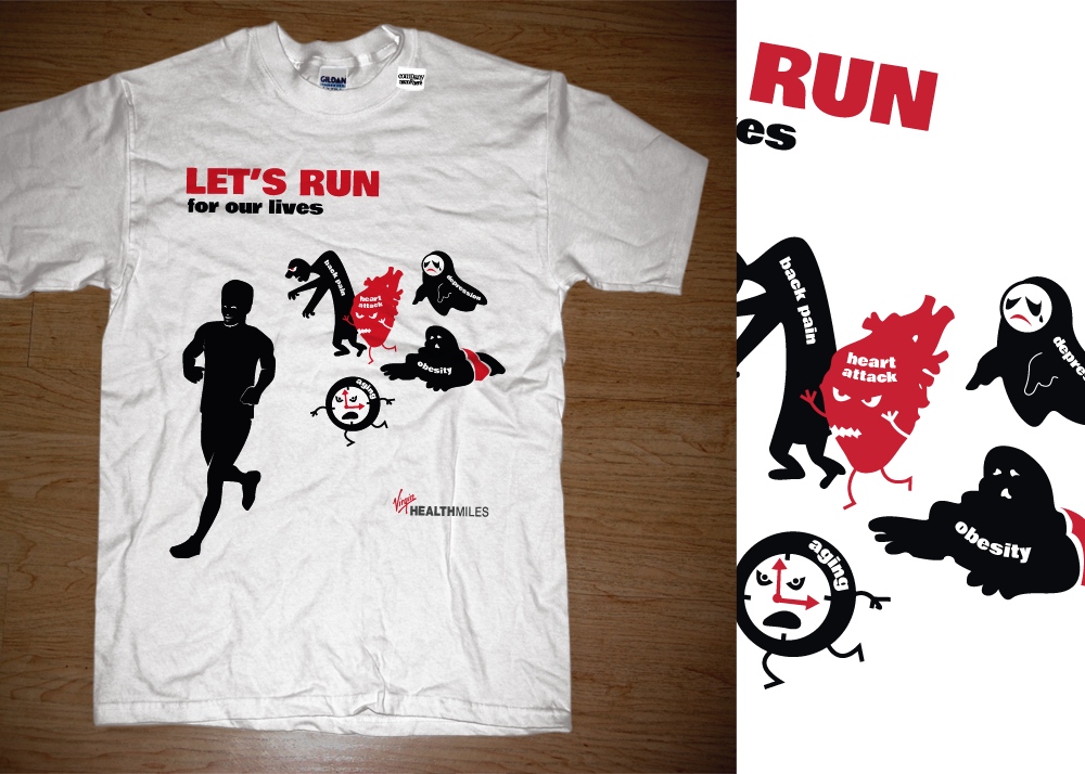 Design de T-shirt par MNM pour Virgin HealthMiles | Design #1039287