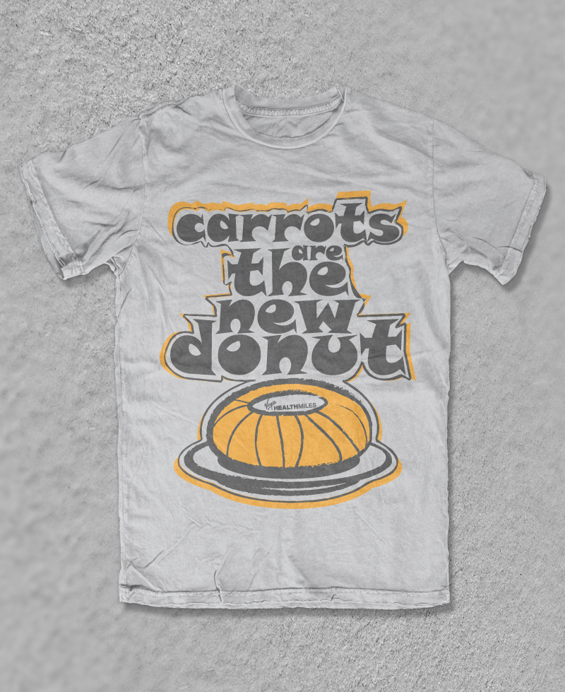 T-shirt Design by AppleART for Virgin HealthMiles | Design #1062453