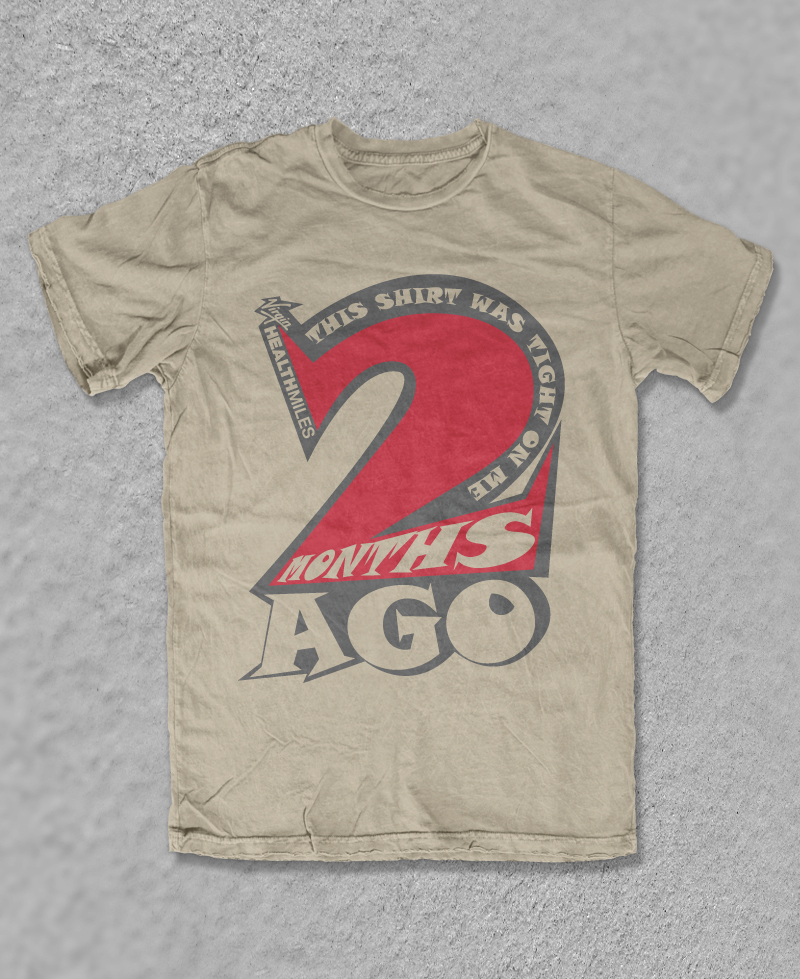 Diseño de Camiseta por AppleART para Virgin HealthMiles | Diseño #1065775