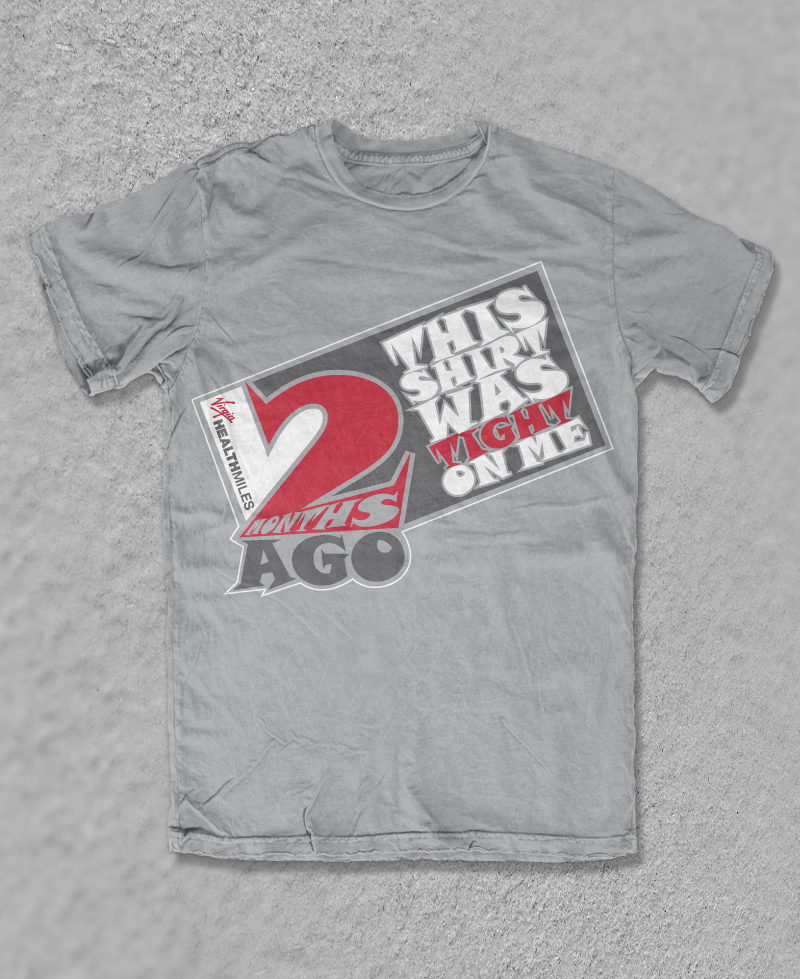 Design de T-shirt par AppleART pour Virgin HealthMiles | Design #1065799